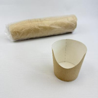 Упаковка OSQ Snack-Bowl-L стакан для фри, снеков КРАФТ 35шт 700мл D=108, d=88, H=108 в Перми оптом и в розницу
