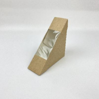 Уголок под сэндвич с окном OSQ Sandwich-50 КРАФТ  50шт 125х125х50мм в Перми оптом и в розницу