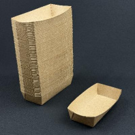 Лоток картон ECO HD TOTAL CRAFT для хот-дога 50шт 180х85/165х70 в Перми оптом и в розницу