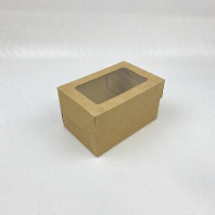 Ланч-бокс с окном OneBox-1200 КРАФТ 25шт 150х100х85мм в Перми оптом и в розницу