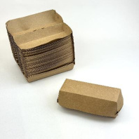 Лоток картон с КРЫШКОЙ ECO HD-BOX TOTAL CRAFT для фаст-фуда 50шт 215х75х40 в Перми оптом и в розницу