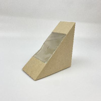 Уголок под сэндвич с окном OSQ Sandwich-60 КРАФТ 50шт 125х125х60мм  в Перми оптом и в розницу