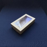 Ланч-бокс с окном OneBox-1000 КРАФТ 25шт 200х120х40мм в Перми оптом и в розницу