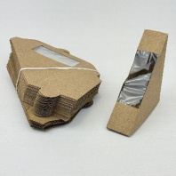 Уголок под сэндвич с окном ECO SANDWICH-40 TOTAL CRAFT  50шт 130х130х40мм в Перми оптом и в розницу