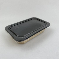 Упаковка OSQ OctoBOX-800 ЧЁРНЫЙ 50шт (салатник + КРЫШКА) 225х142/180х97/50мм