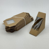 Уголок под сэндвич с окном ECO SANDWICH-60 TOTAL CRAFT 50шт 127х127х60мм  в Перми оптом и в розницу