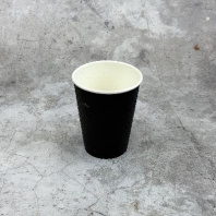 Стакан бумажный 2сл 300мл для горячего УП=25шт d=90мм Waffle Black в Перми оптом и в розницу