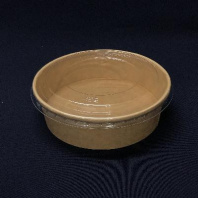 Салатник с прозрачной КРЫШКОЙ ECO RCONT-620 Pure Kraft 620мл 40шт D=150/128, H=45  в Перми оптом и в розницу