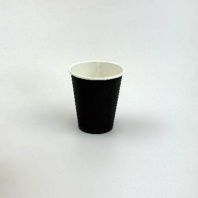 Стакан бумажный 175(180)мл ЧЁРНЫЙ (ВЕНДИНГ) 50шт D=70, d=45, H=80мм