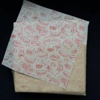 Бумага для обертки ВПМ 300х300мм УП=1000шт печать "Фаст-Фуд" 