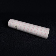 Этикет-лента 21,5х12мм БЕЛАЯ 700эт 10шт с красной полосой (с перфорацией) 