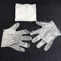 Перчатки одноразовые ПНД УП=100шт "3XL" вес-45гр (7) 