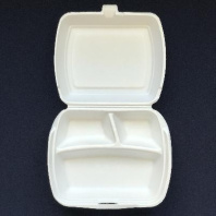 "Ланч-бокс ВПС LBE-3 3-сек. белый (249х207х61) КОРОБ=100шт