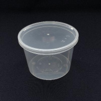 Банка-плошка + КРЫШКА 500мл 20шт D=112, d=90, H=75мм (Б-400 Кр-400) 