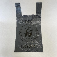 Пакет майка ПВД 28+14х55 (25) FINNO-UGRIC 50шт СЕРАЯ