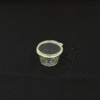 Соусник с крышкой-НАХЛОБУЧКОЙ ПП 27мл 80шт D=42, d=32, H=30мм