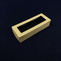 Ланч-бокс с окном OneBox- 500 ЧЁРНЫЙ 25шт 170х70х40мм