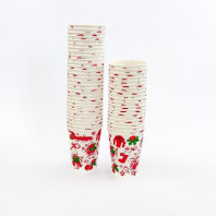 Стакан бумажный НГ 350(430)мл ПОДАРОК 50шт D=90, d=59, H=115мм 