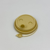 Крышка ПП 90мм с ЗАГЛУШКОЙ 50шт БЕЖЕВАЯ