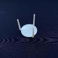 Подставка-опора в коробку для пиццы 100шт БЕЛАЯ БОЛЬШАЯ D=5,0см H=4,0см