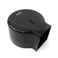 Диспенсер для бумаги туалетной LAIMA PROFESSIONAL 280х270х120мм ЧЁРНЫЙ пластик (Система Т2) 