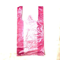 Пакет майка ПНД 25+12х45 (10) КРАСНАЯ 100шт 