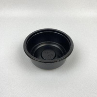 Контейнер круглый одноразовый ПП D-115 250мл ЧЁРНЫЙ 50шт