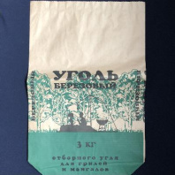 Уголь березовый 3,0кг БАРДА