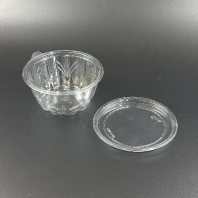 Контейнер одноразовый для ДЕСЕРТОВ СпК-133 500мл прозрачный + КРЫШКА 50шт (D=133, H=63)