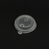 Крышка ПП 80мм с ЗАГЛУШКОЙ 50шт ПРОЗРАЧНАЯ МАТОВАЯ