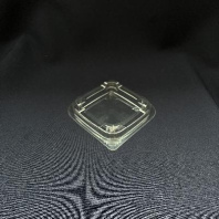 Крышка одноразовая для СпК-0909 ПЭТ "Квадрат стакан" прозрачная 50шт 93х93х15мм 