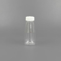 Бутылка ПЭТ D=38мм  0,2л КРУГЛАЯ прозрачная + КРЫШКА (100шт) 