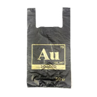 Пакет майка ПНД 30+17х58 (30) ЗОЛОТО 100шт