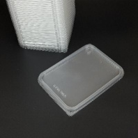 Крышка для контейнера одноразовая ПП прозрачная 50шт 179х132