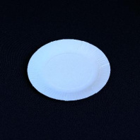 Тарелка картон D=170мм БЕЛАЯ 100шт 