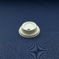 Крышка БИО (сахарный тростник) 90мм КРАФТ с отверстием 50шт ФОРМАЦИЯ