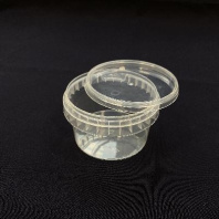 Банка с упорным кольцом (+конт.замок) + КРЫШКА 250мл 16шт D=95мм, H=56