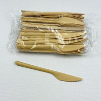 Нож БиоЭко (кукурузный крахмал 63%) УП=50шт БЕЖЕВЫЙ 180мм ВЗЛП Арт.4041КРФ/4031КРФ 