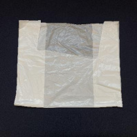 Пакет майка ПНД 42+20х72 (15) БЕЛАЯ 50шт