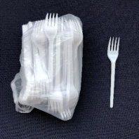 Вилка одноразовая БЕЛАЯ УП=100шт 155мм 