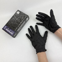 Перчатки НИТРИЛовые ЧЁРНЫЕ AVIORA "M" УП=100шт неопудренные