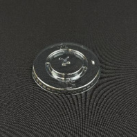 Крышка для холодного D=90мм 100шт ПРОЗРАЧНАЯ ГЛЯНЕЦ с КРЕСТ.отверстием ВИРИДО 