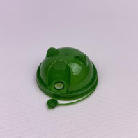 Крышка-КУПОЛ "УШКИ" 90мм тёмно-ЗЕЛЁНАЯ 45шт