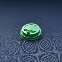 Крышка 90мм с КЛАПАНОМ 100шт ЗЕЛЁНАЯ