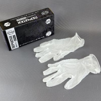 Перчатки виниловые неопудренные "XL" УП=100шт AVIORA