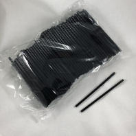 Трубочки  5х125мм УП=400шт ПРЯМЫЕ ЧЁРНЫЕ МИНИ 