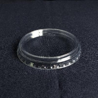 Крышка ПЛОСКАЯ к стакану/контейнеру К-95 прозрачная 50шт