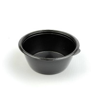 Контейнер круглый одноразовый ПП ССПК-14154 500мл ЧЁРНЫЙ 50шт D=144 H=59мм