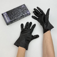 Перчатки ТПЭ КОРОБКА ЧЁРНЫЕ "XL" УП=100шт AVIORA