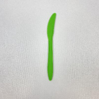 Нож БИОРАЗЛАГАЕМЫЙ (кукурузный крахмал) УП=50шт ЗЕЛЁНЫЙ 160мм 